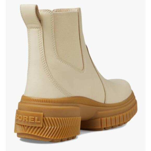 NEW Sorel - ONA Ave Chelsea Boot, WP, Women's Honey White,9.5 ($160) (other) - Picture 2 of 4